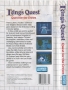 Sega  Master System&nbsp; - &nbsp;King's Quest (Back)